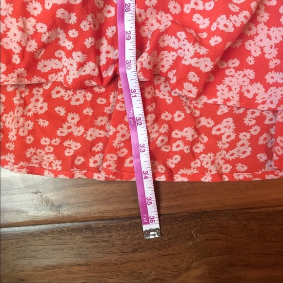 Free People Like You Best Orange Floral Mini Dress - Picture 10 of 14